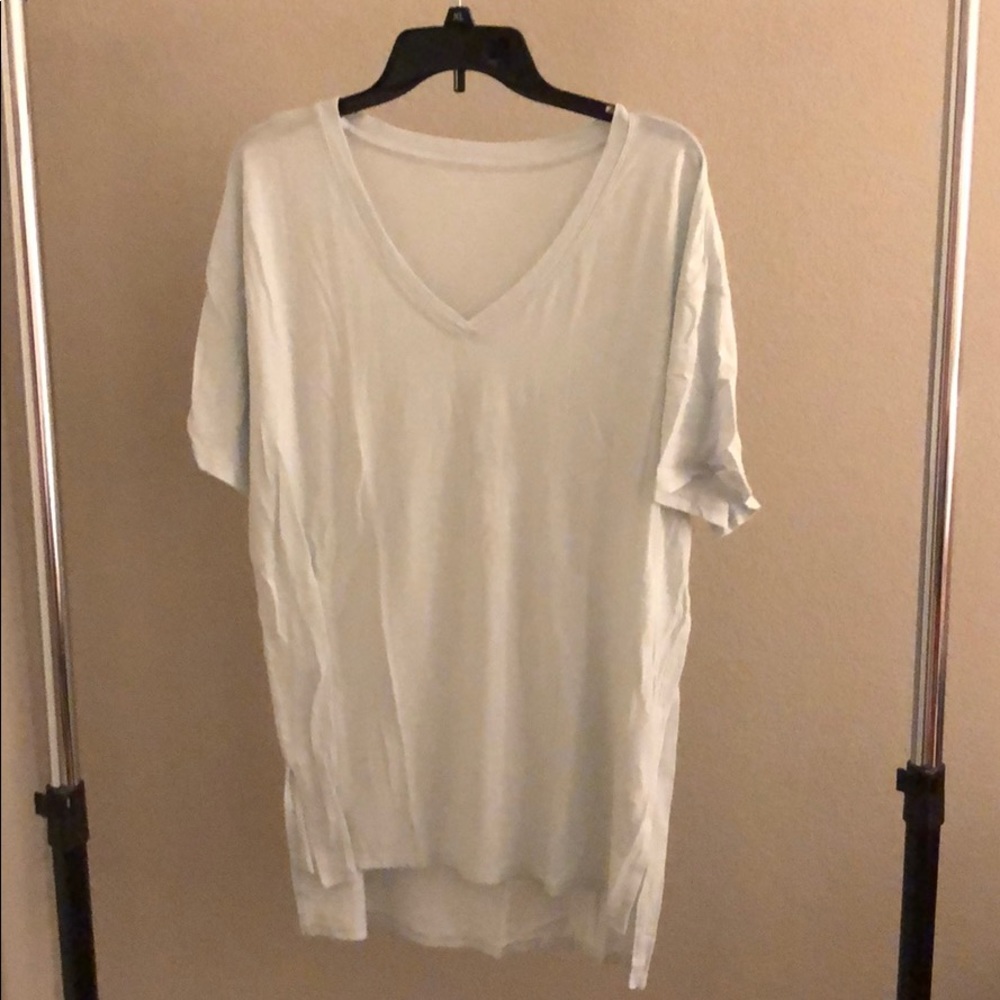 Light Blue V-Neck